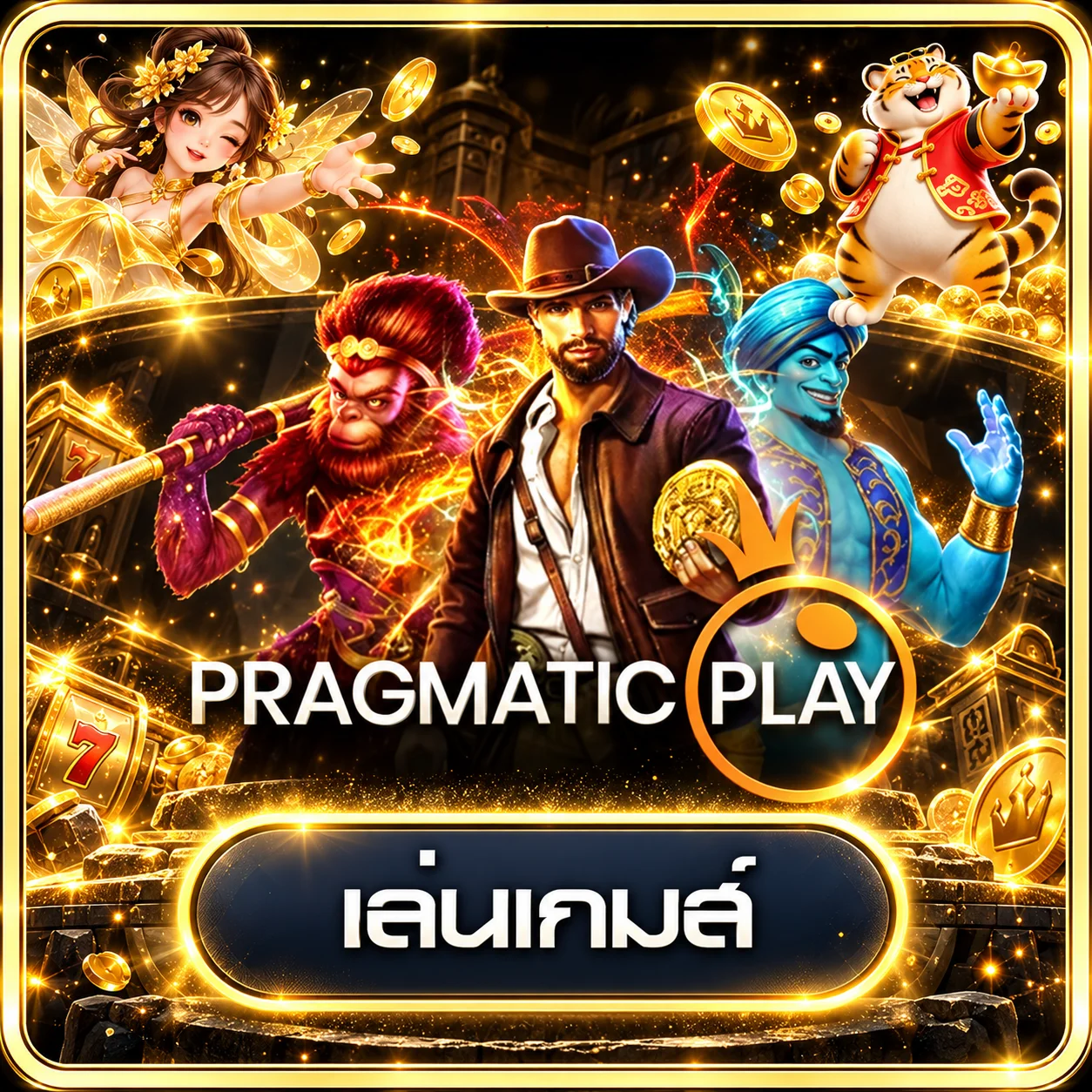 การ์ดทดลองเกม Pragmatic Play กับมาสคอตนำโชค